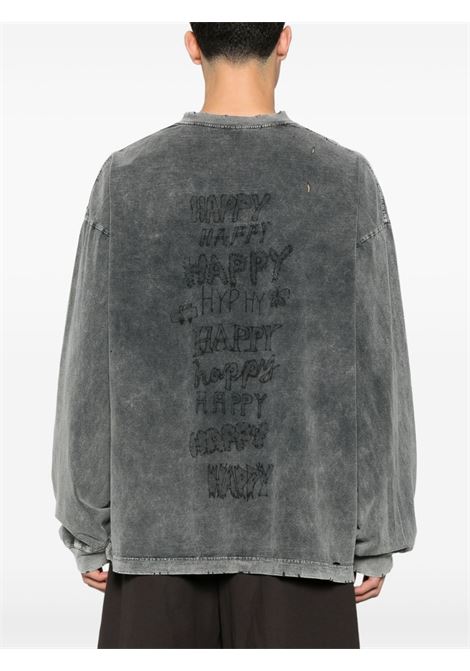 bleached l/s tee man black MAISON MIHARA YASUHIRO | A14LT621BLACK